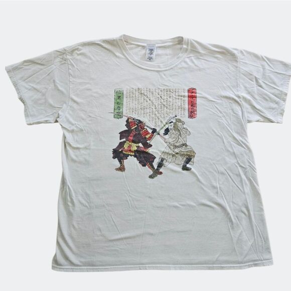 Unme No Ketto Fate of the Bloodline Star Wars Samurai Ukiyo-E Style T-Shirt XL - Picture 1 of 8